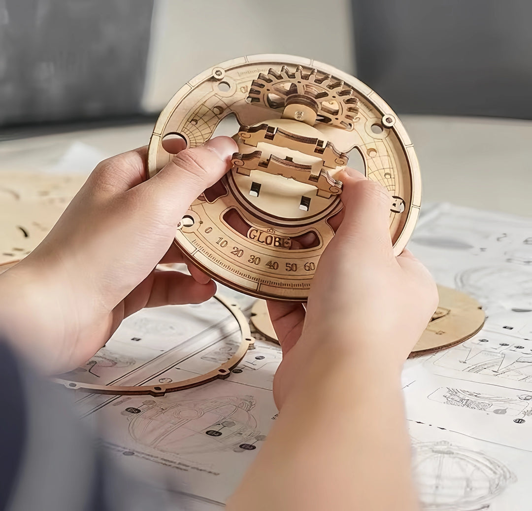 Luminous Globe 3D Wooden Puzzle ST003