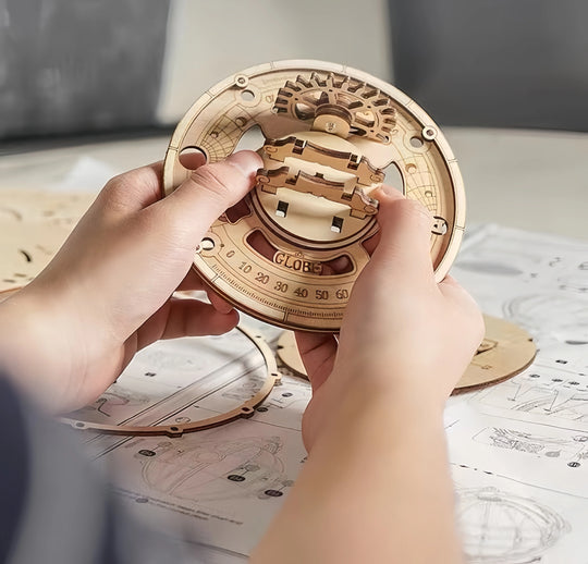 Luminous Globe 3D Wooden Puzzle ST003