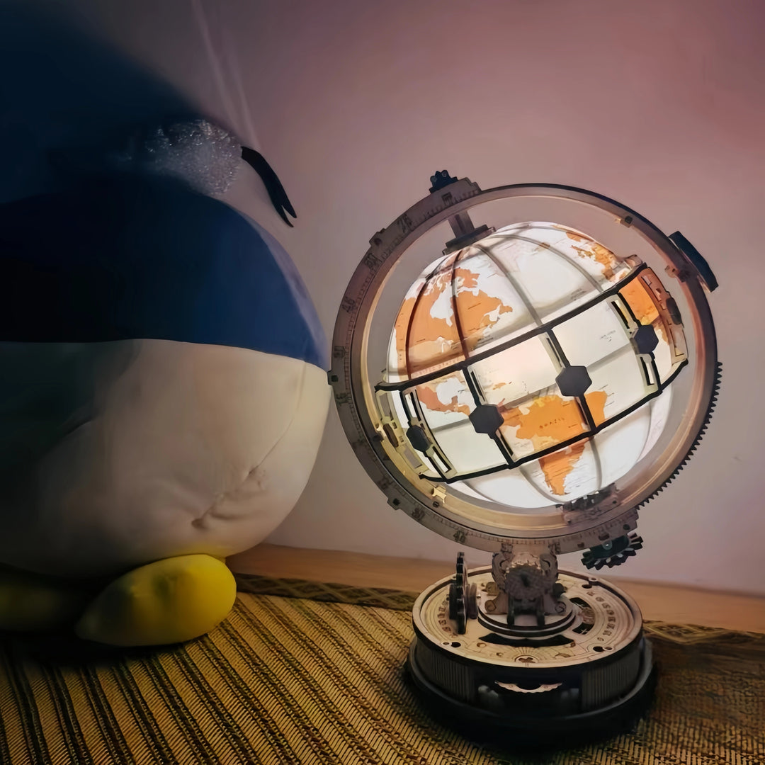 Luminous Globe 3D Wooden Puzzle ST003