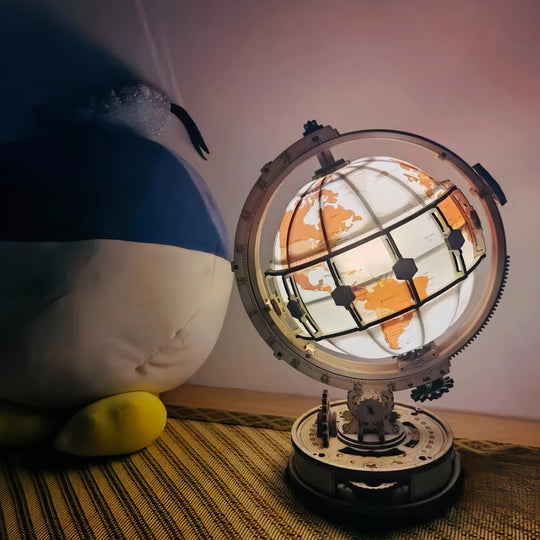 Luminous Globe 3D Wooden Puzzle ST003