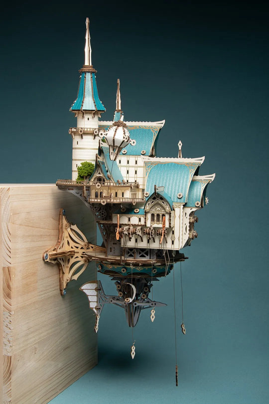 Ugeargeek Steampunk Sky City Hover Island