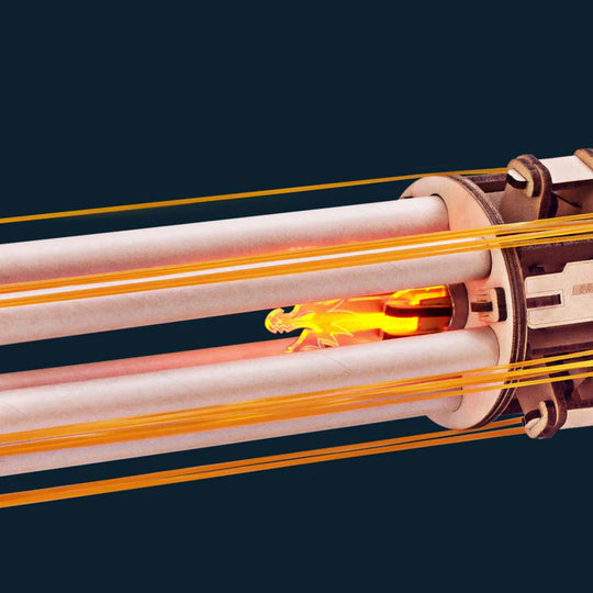 Ugeargeek Rotating-Barrel Machine Gun Toy