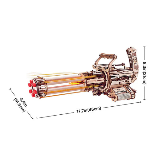 Ugeargeek Rotating-Barrel Machine Gun Toy