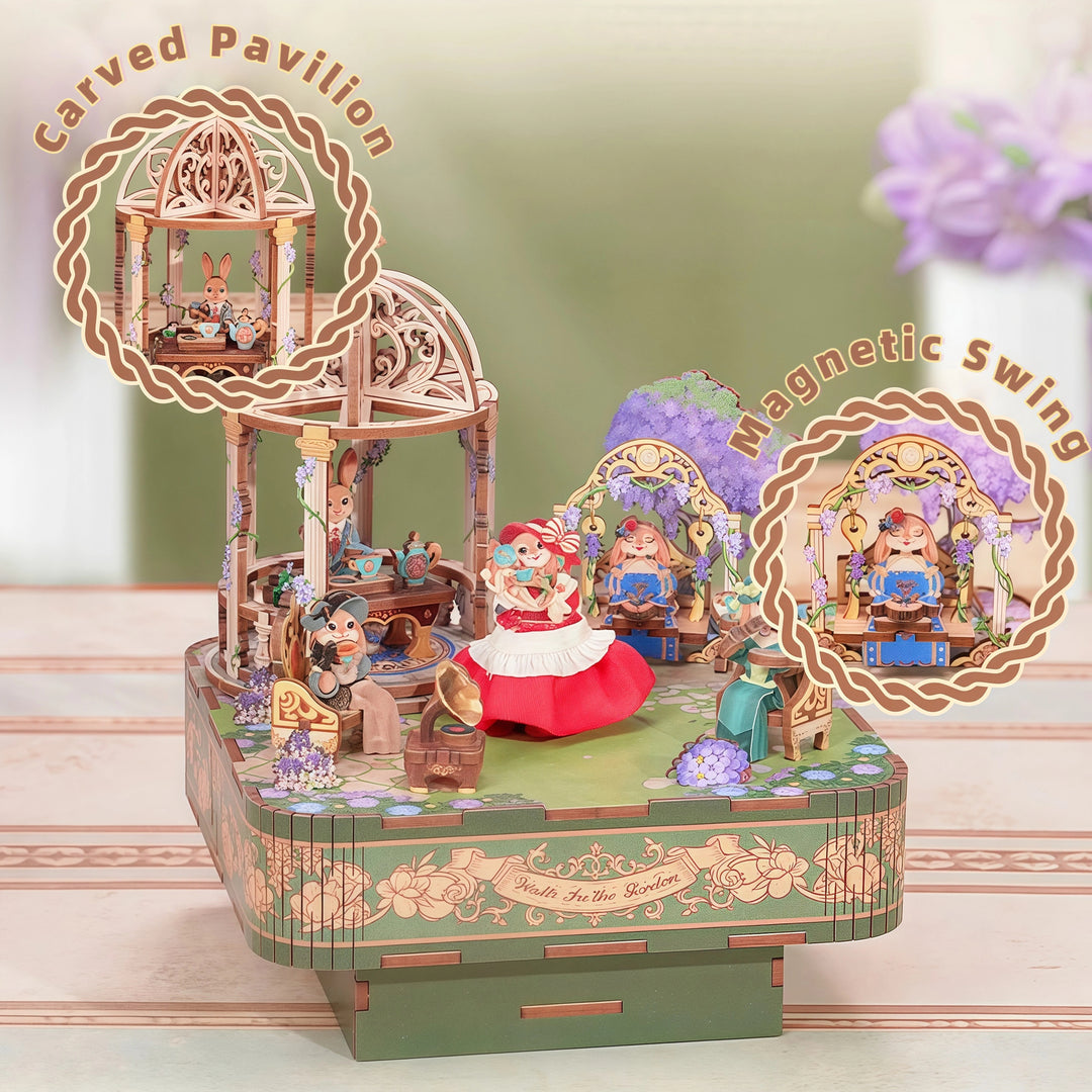 Ugeargeek Floral Waltz Music Box