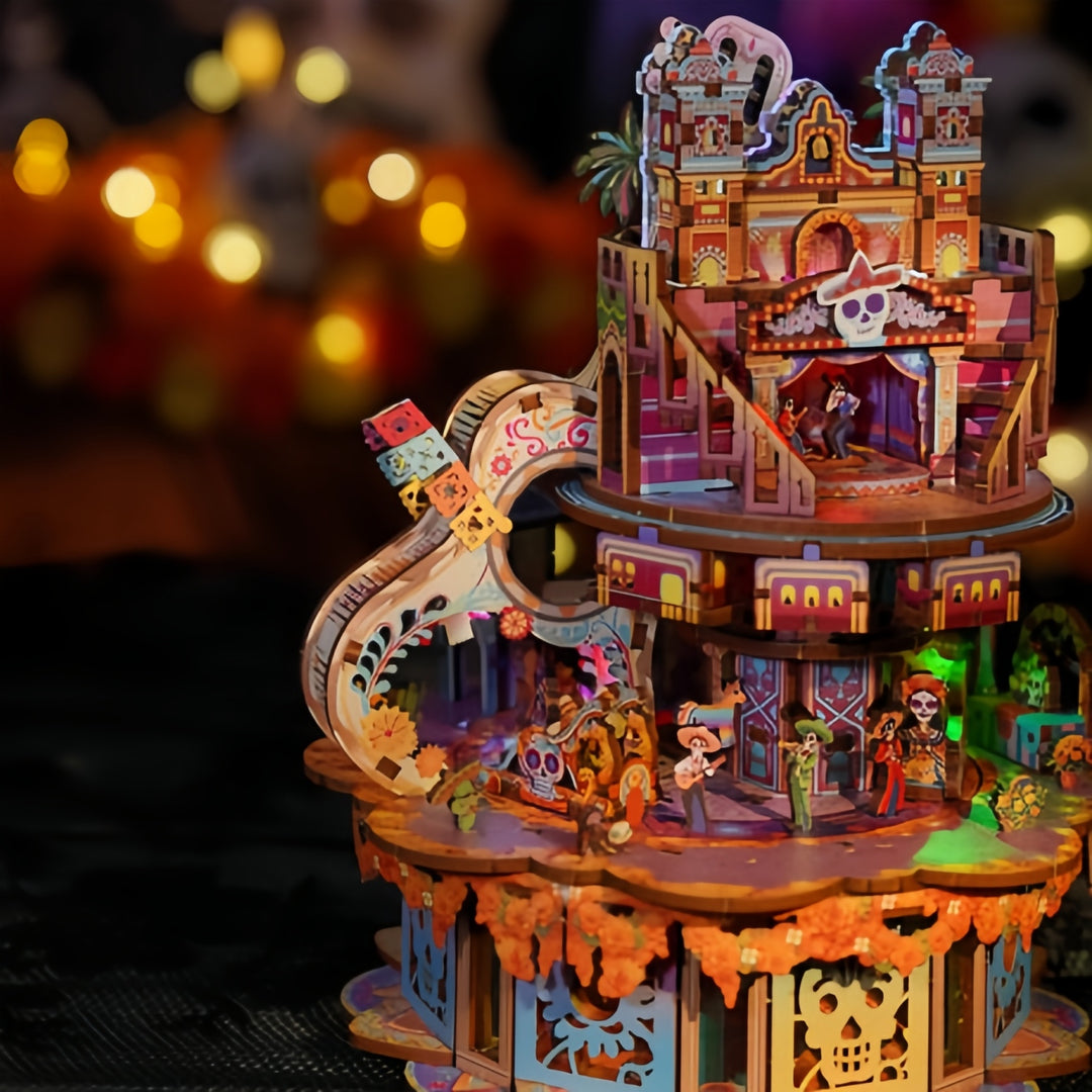 Ugeargeek 3D Musical Puzzle Día de los Muertos