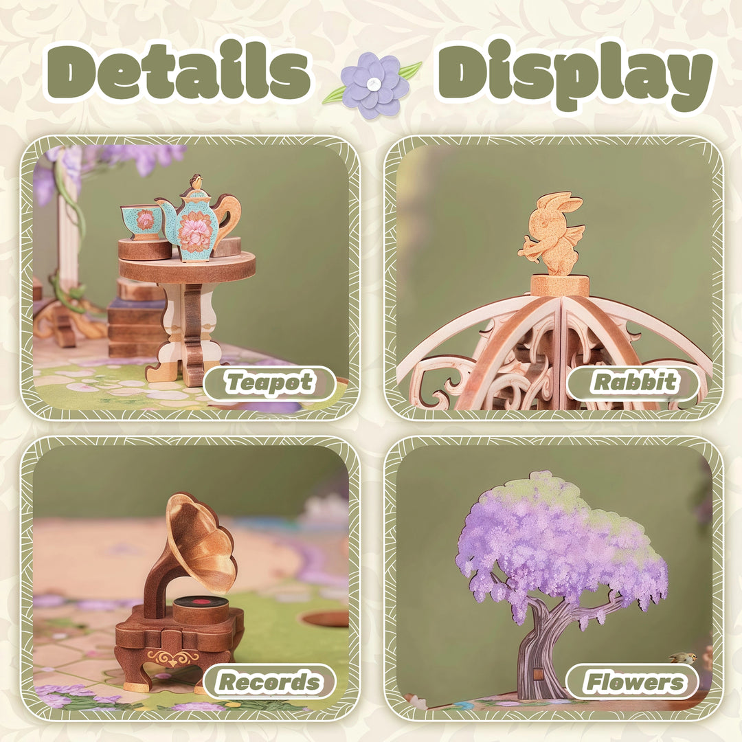 Ugeargeek Floral Waltz Music Box