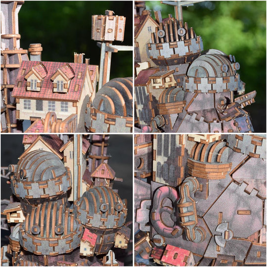 Hal's Moving Castle 3D Wooden Puzzle