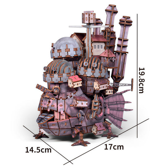 Hal's Moving Castle 3D Wooden Puzzle