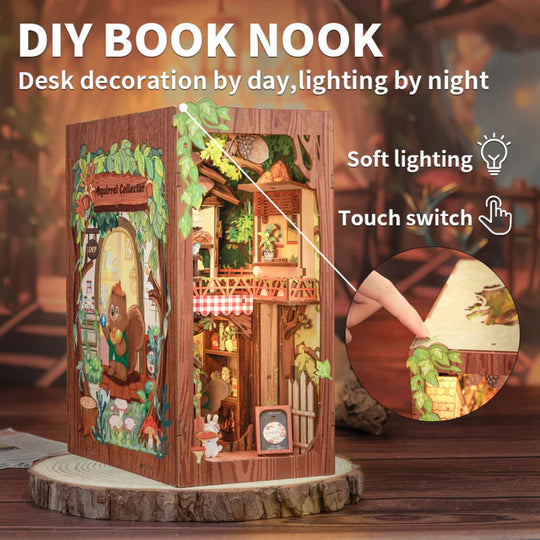Ugeargeek Forest Squirrel Amusement Park Booknook