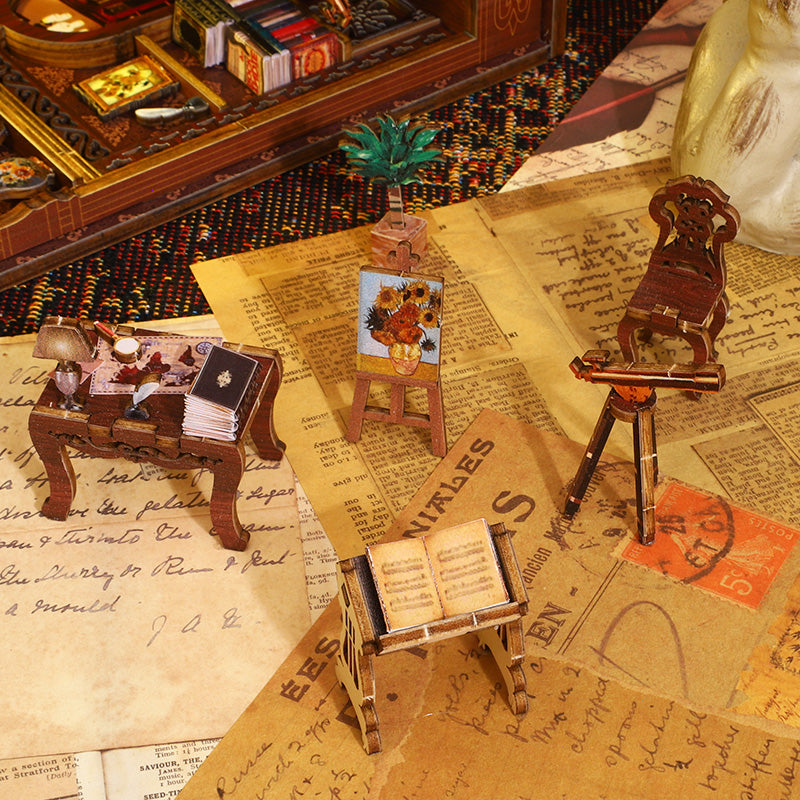 Bibliothèque de livres DIY Book Nook Ugeargeek