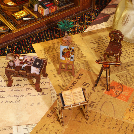 Bibliothèque de livres DIY Book Nook Ugeargeek