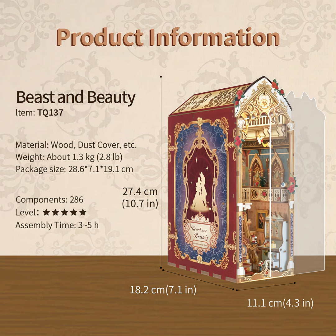 Ugeargeek Beast And Beauty Book Nook