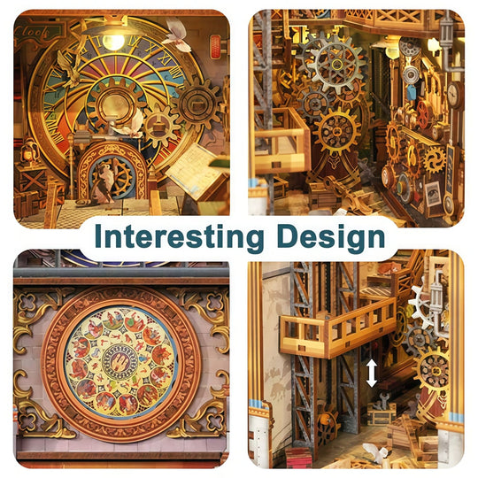 Ugeargeek Clock Tower Book Nook