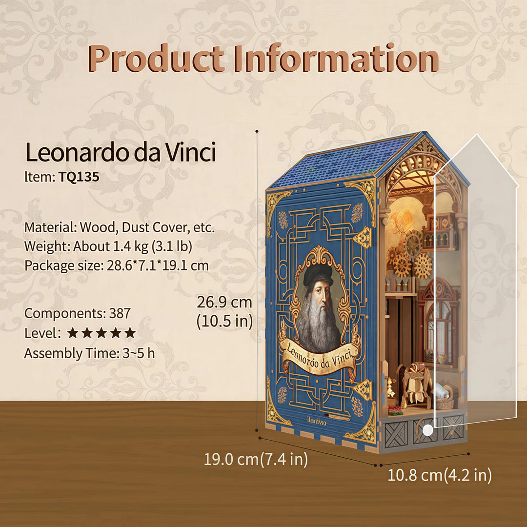 Ugeargeek Leonardo Da Vinci Book Nook