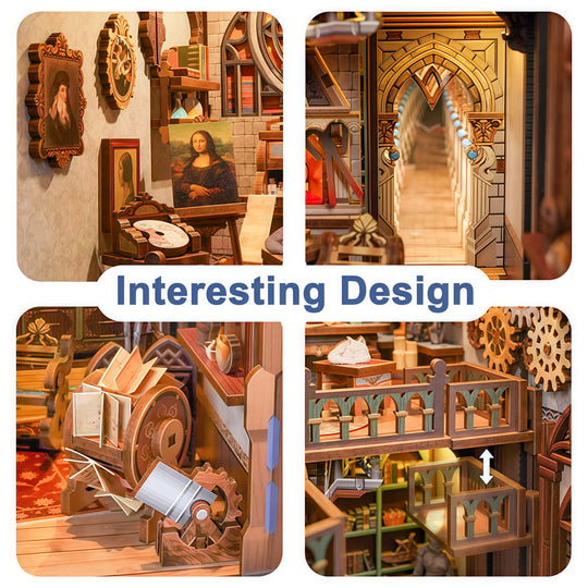 Ugeargeek Leonardo Da Vinci Book Nook