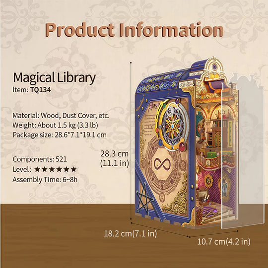 Ugeargeek Wand Library Book Nook
