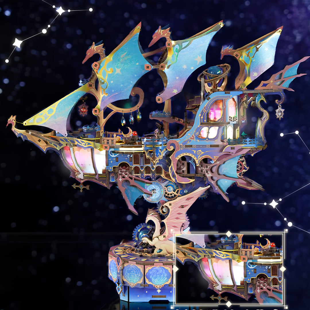 Ugeargeek Galaxy Star Raft 3D Wooden Puzzle