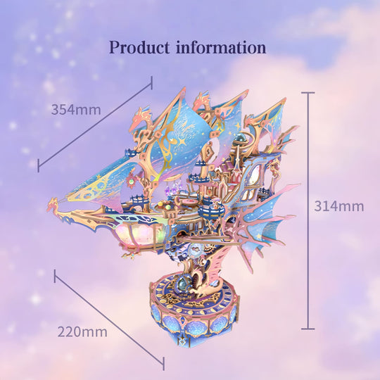 Ugeargeek Galaxy Star Raft 3D Wooden Puzzle