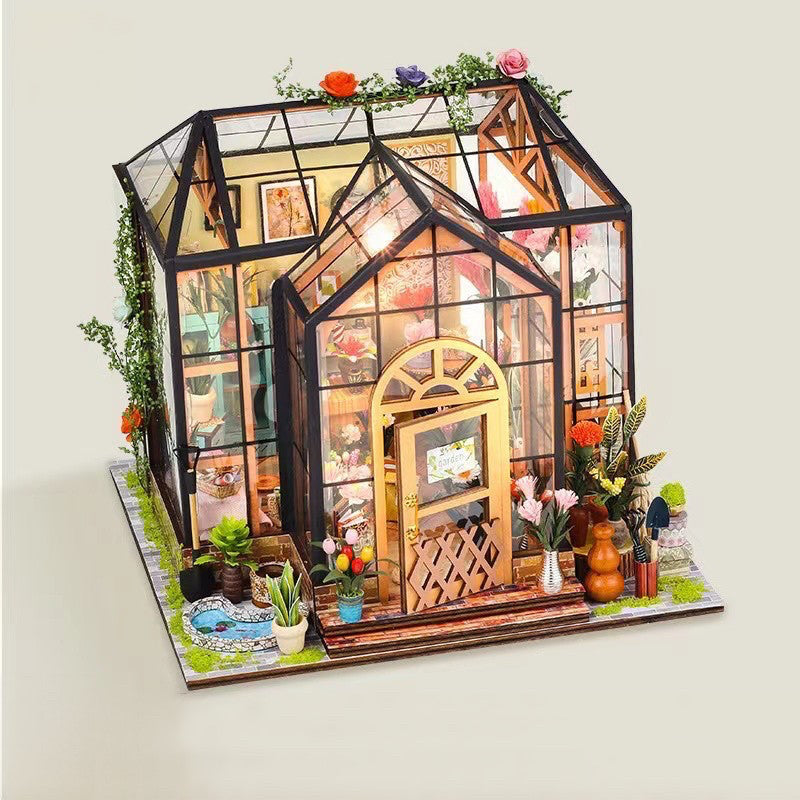 Jenny's Greenhouse Miniature Dollhouse Kit