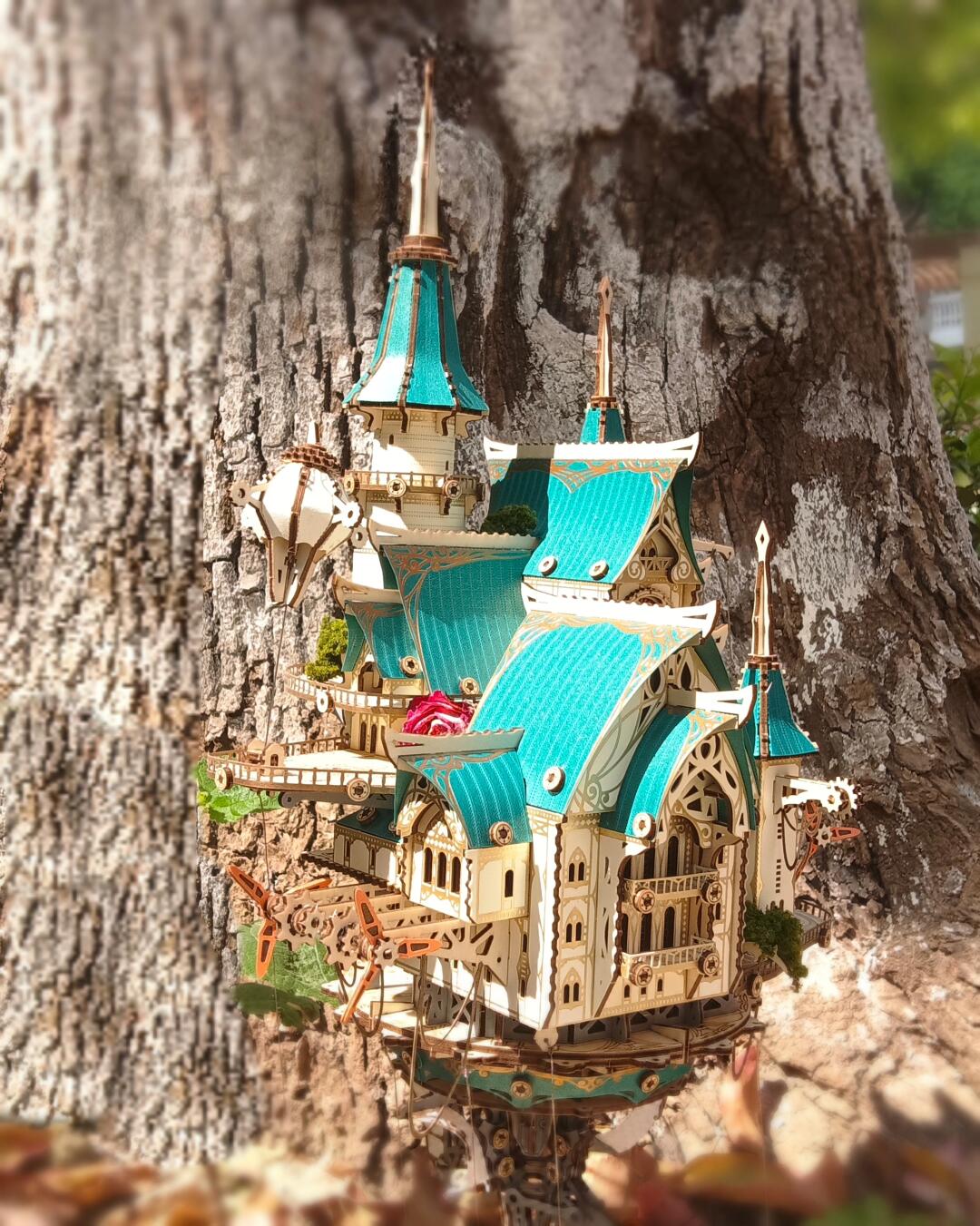 Ugeargeek Steampunk Sky City Hover Island