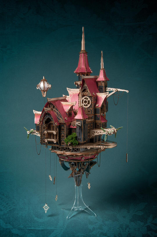Ugeargeek Steampunk Sky City Hover Island