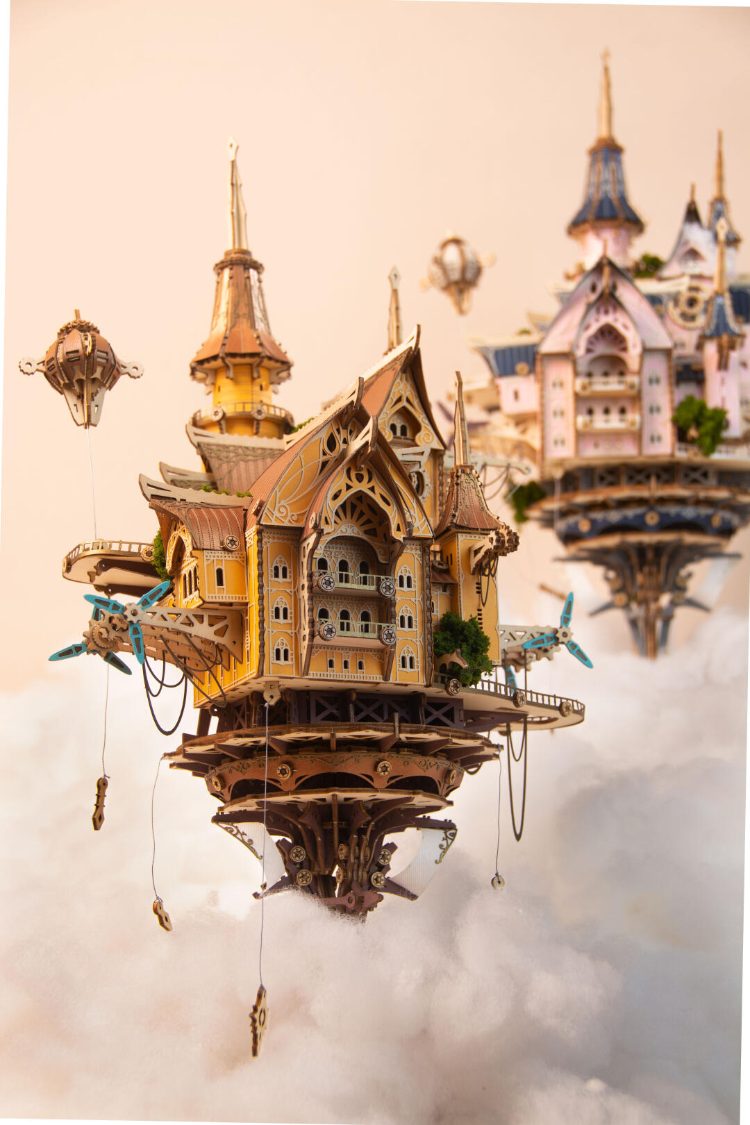 Ugeargeek Steampunk Sky City Hover Island