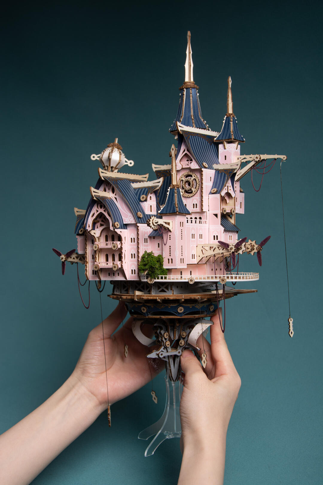 Ugeargeek Steampunk Sky City Hover Island