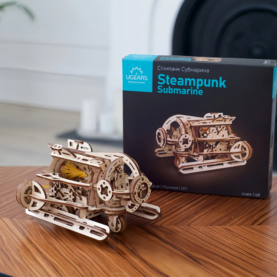 Kit de modèle mécanique de sous-marin Steampunk Ugears 