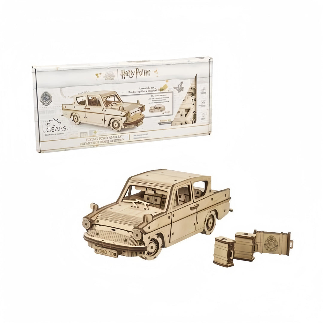 Flying Ford Anglia™ Model Car Kit Ugears