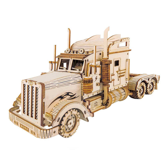 Heavy Truck Scale Model 3D Wooden Puzzle MC502 Rokr