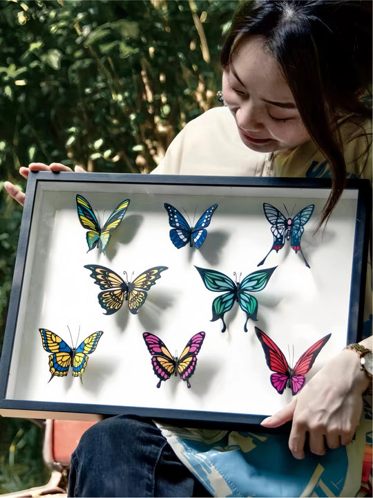 Ugeargeek Sisyphean Handmade Insects Paper Crafts Dimensional Puzzle Butterfly