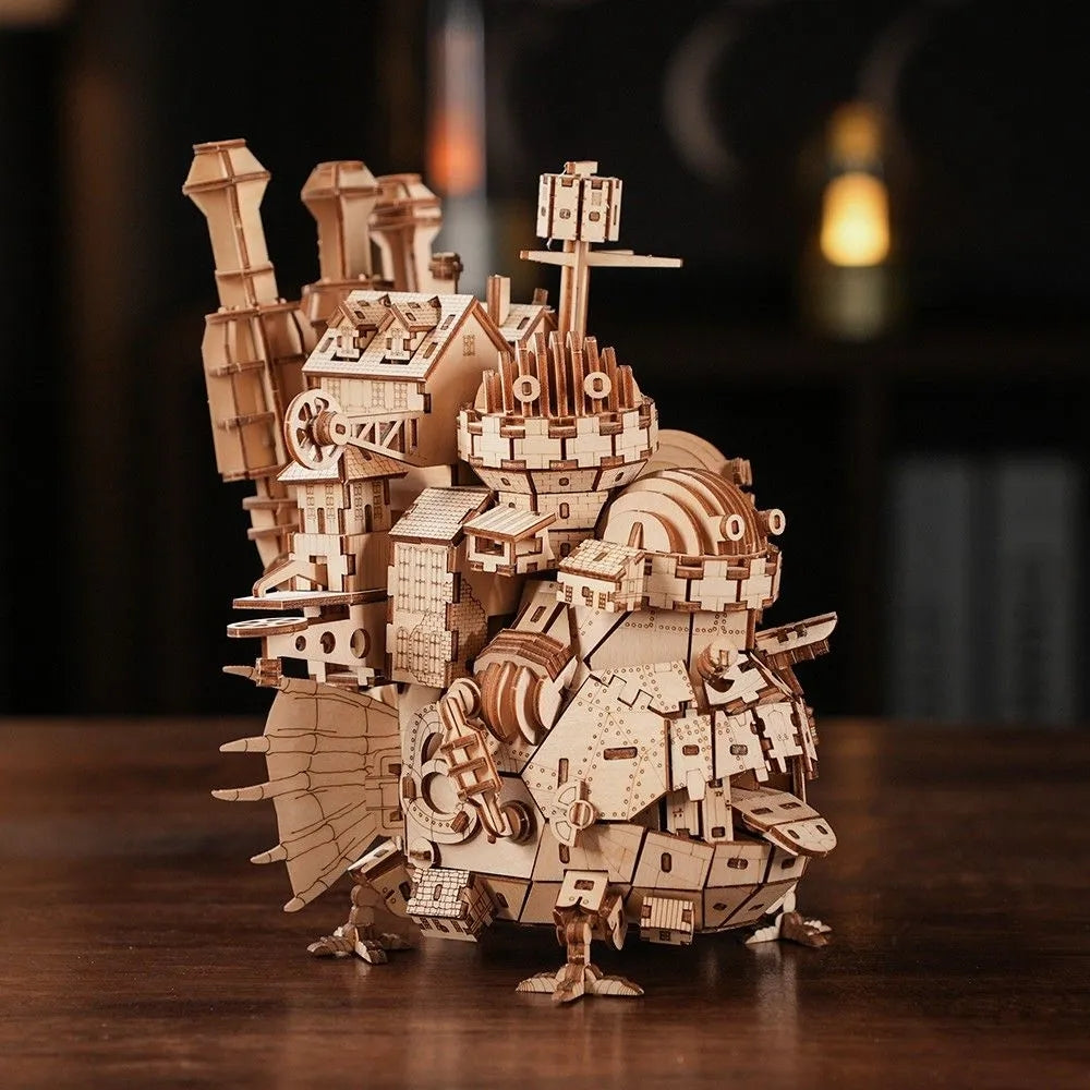 Hal's Moving Castle 3D Wooden Puzzle – Ugeargeek