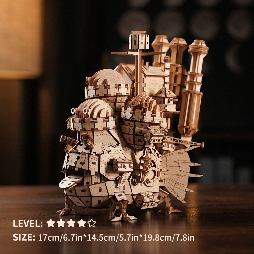 Hal's Moving Castle 3D Wooden Puzzle