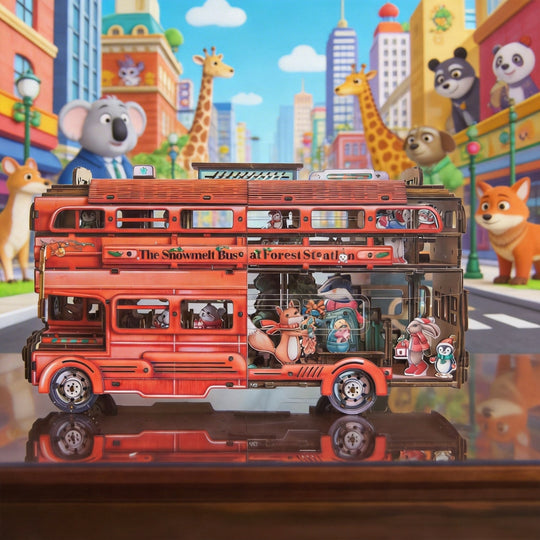 Ugeargeek Forest Friends Double-Decker Joyride