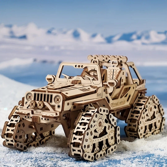 Tracked Off-Road Vehicle Model Kit Ugears