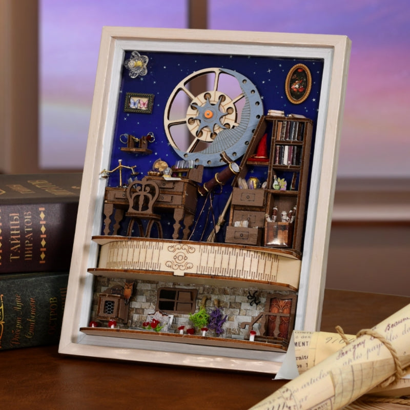 Ugeargeek The Stargazer's Study 3D Frame Diorama