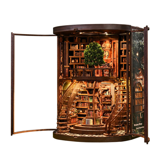 Ugeargeek Wisdom Annual Ring Library Enchanted Corner Book Nook Kit