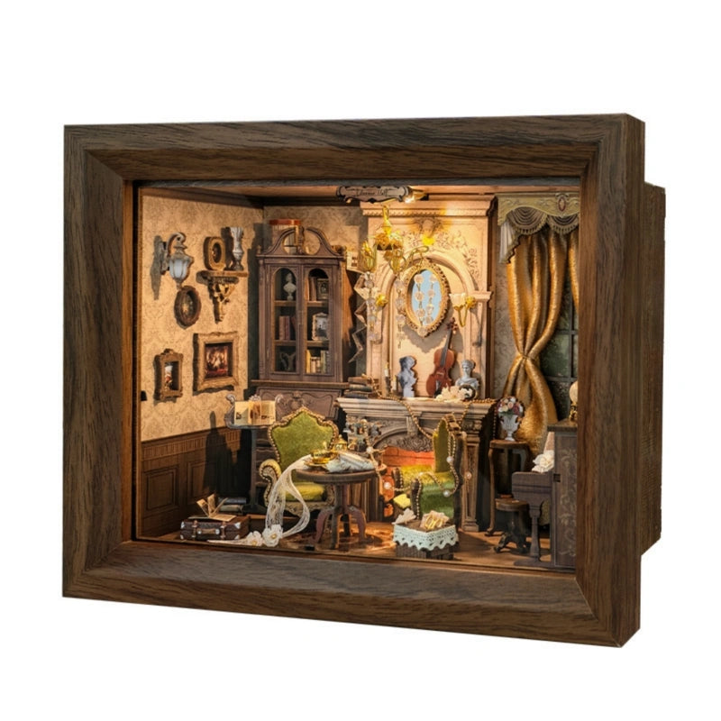 Ugeargeek Vintage Victorian Study 3D Wooden Diorama Kit