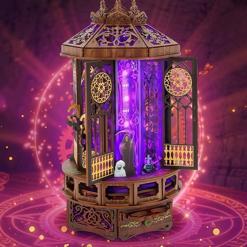 Ugeargeek Gothic Mystery Lantern 3D Wooden Puzzle