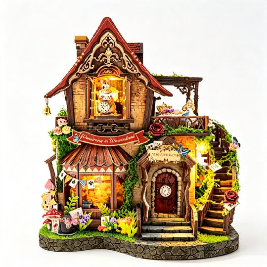 Ugeargeek Alice’s Enchanted Cottage 3D Wooden Puzzle