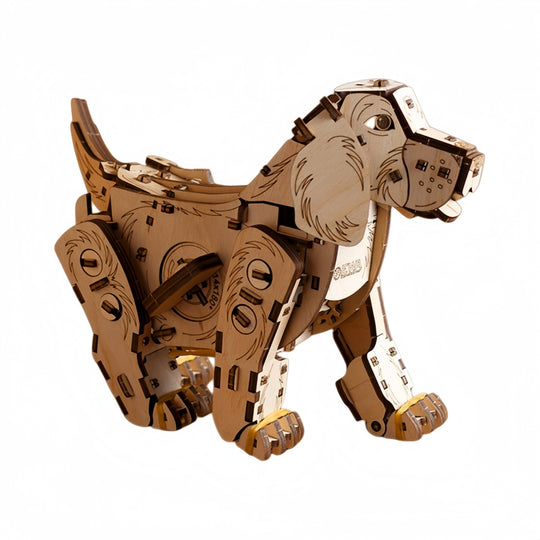 Ugeargeek Mechanical Puppy Dog 3D Wooden Puzzle