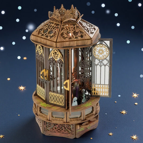 Ugeargeek Gothic Mystery Lantern 3D Wooden Puzzle