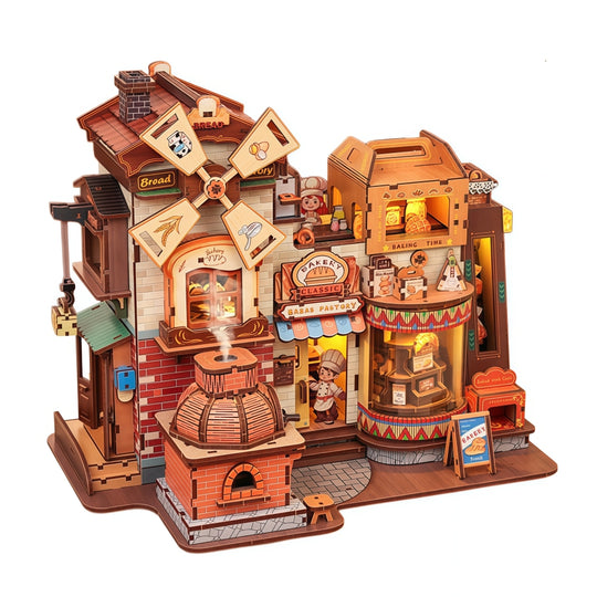 Ugeargeek Warm Whiffs Bakery 3D Wooden Puzzle