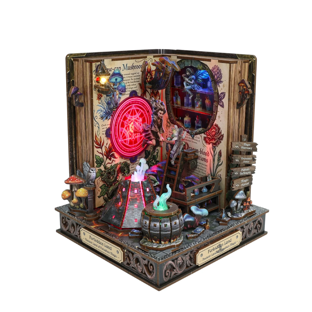 Ugeargeek The Alchemist’s Forbidden Codex 3D Book Nook