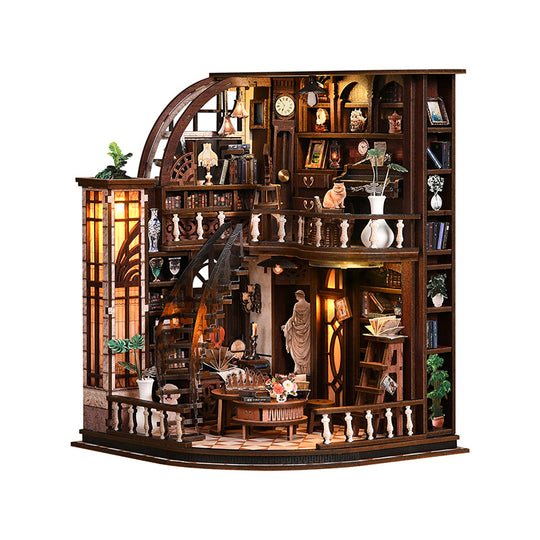 Ugeargeek The Eternal Library  3D Wooden Loft