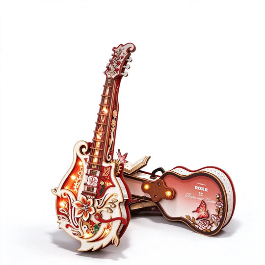 Playable Electric Guitar Music Box