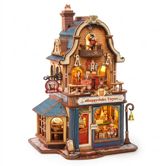 Bear Toy Shop Miniature Dollhouse Kit