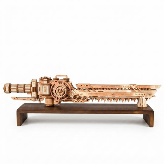 Ugeargeek Steampunk Mechanical Saw 3D Wooden Puzzle Kit