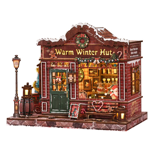 Ugeargeek Warm Winter Hut DIY 3D Miniature House