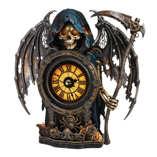Ugeargeek Chronos Reaper 3D Mechanical Wooden Clock